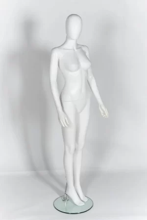 Female Egg Head Matt White Economy