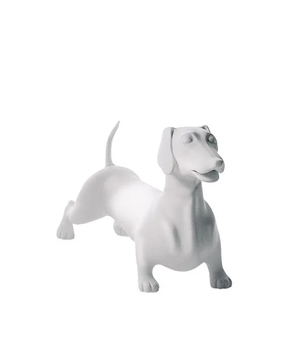 Dachshund Dog Mannequin: Black or White White – Mannequin Madness