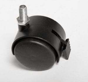 Plastic Locking Twin Wheel Castor