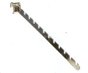Twin Slot Chrome Finish 12 Notch Waterfall Arm (Oval Fit)