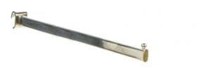 Twin Slot Chrome Straight Arm (Oval Fit) - 350mm