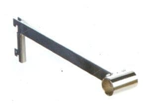 Twin Slot Chrome Tube Bracket (Slot Fit) - For R1301-R1321