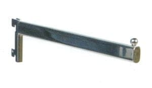 Twin Slot Chrome Straight Arm (Slot Fit) - 350mm