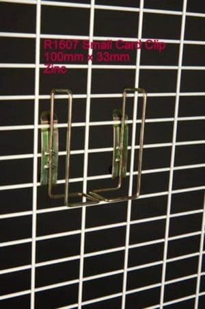 Mesh Panel Attachment - Small Card Clips (pair)