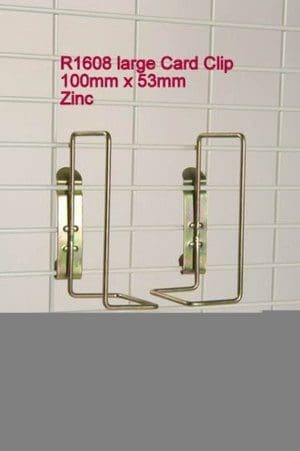 Mesh Panel Attachment - Large Card Clips (pair)
