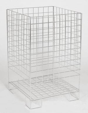 Wire Dump Basket - 48cm X 48cm X 78cm