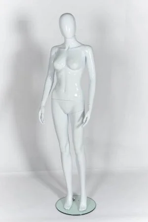 Premium Glossy Black Female Full Body Mannequin