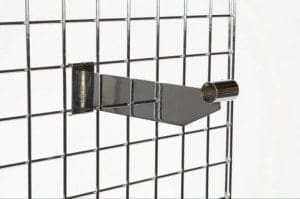 Gridwall Chrome Hangrail Brackets