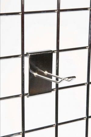 Gridwall Chrome Euro Hooks - 300mm (12")