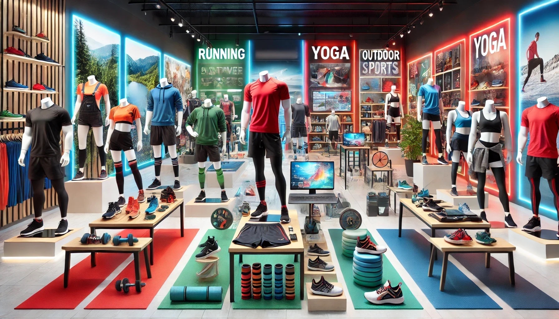 Retail Display Ideas for Sports and Activewear Stores